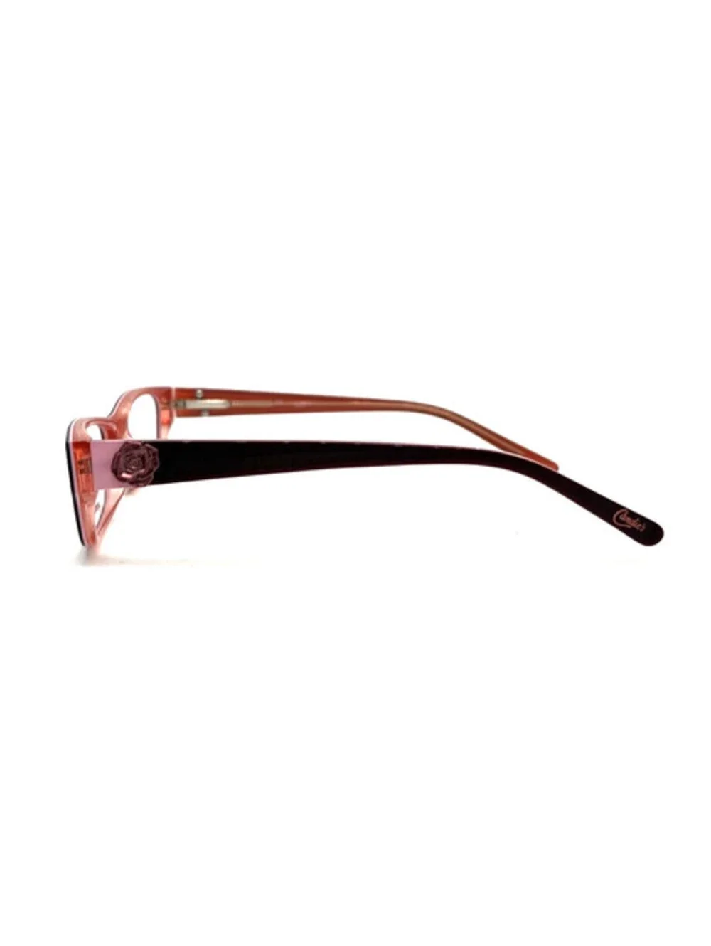 Candie's C Riley Bupk Pink Geometric Authentic Eyeglass Frames Petite 46-15-130